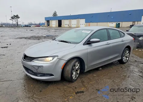 2016 Chrysler 200 S from USA, damaged, VIN 1C3CCCDG9GN122340
